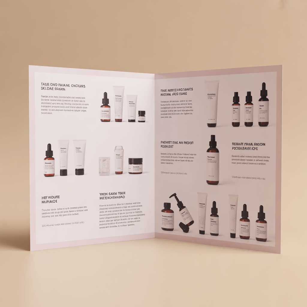 booklet showing essential skincare methods